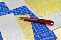 Snijmes Westcott premium 9mm schuif rood 1 Stuk-3