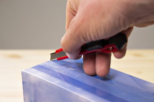 Snijmes Westcott premium 9mm schuif rood 1 Stuk-4