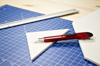 Snijmes Westcott premium 9mm schuif rood 1 Stuk-5