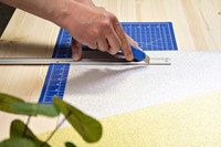 Snijmes Westcott office 18mm schuif blauw 1 Stuk-2