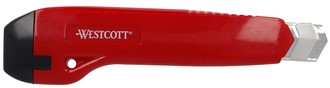Snijmes Westcott premium 18mm schuif rood 1 Stuk-4
