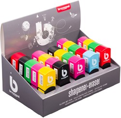 Puntenslijper en gum Bruynzeel Teens display 25st 1 Stuk