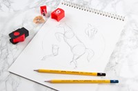 Puntenslijper en gum Bruynzeel Teens display 25st 1 Stuk-2