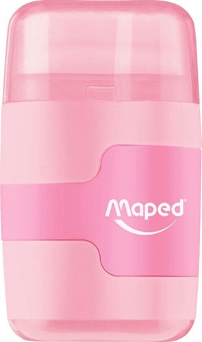 Puntenslijper Maped Connect 2gaats met gum display á 20 stuks pastel assorti-4