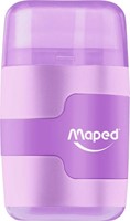 Puntenslijper Maped Connect 2-gaats met gum pastel assorti-6