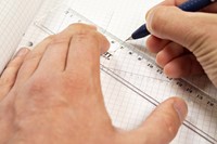 Liniaal Westcott basic kunststof 30cm transparant 1 Stuk-3