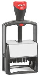 Woord-datumstempel Colop Heavy Duty 2860 Classic Line personaliseerbaar