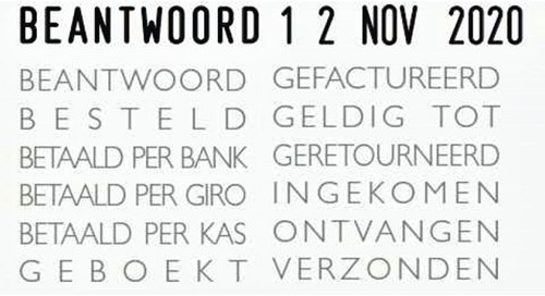 Stempel Colop 04000WD 12 teksten 1 Stuk-2