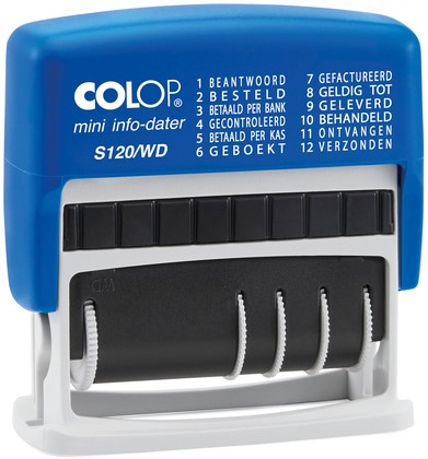 Stempel Colop Printer Mini S 120WD 12 teksten 1 Stuk