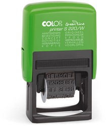 Tekststempel Colop Printer S 220W Green Line 1 Stuk