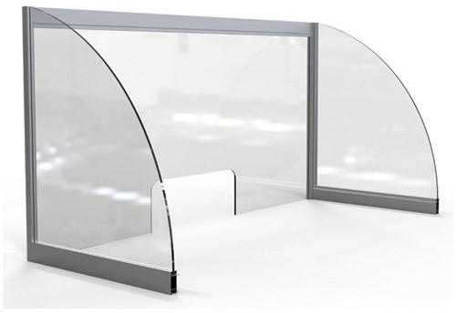 HYGIENESCHERM OPUS 2 BALIE 1000 X 500MM  1 STUK-2