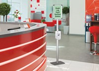 HANDHYGIENE INFOSTAND OPUS 2 1 STUK