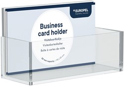 Visitekaartenbak Europel  55x95mm acryl 1 Stuk