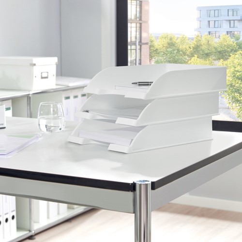 Brievenbak Leitz Plus standaard A4 wit 1 Stuk-3