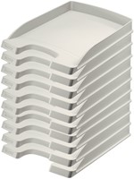 Brievenbak Leitz Plus Slim A4 grijs 1 Stuk-2