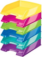 Brievenbak Leitz Wow A4 blauw 1 Stuk-3