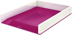 Brievenbak Leitz WOW wit/roze 1 Stuk