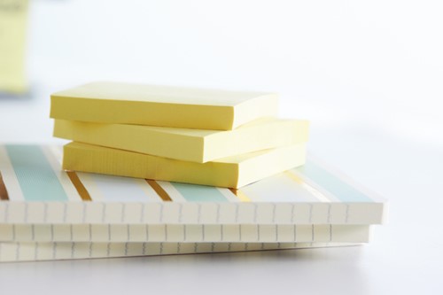 Memoblok Post-it Z-Note R330-1B recycled 76x76mm canary yellow 6 stuks-1