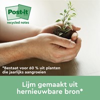 Memoblok Post-it 653 38x51mm recycled geel 24 stuks-3