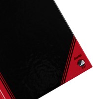 Notitieboek Bantex zwart/rood A6 lijn 70gr 96vel 1 Stuk-3