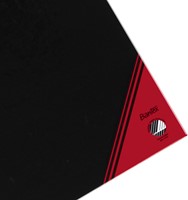 Notitieboek Bantex zwart/rood A5 lijn 70gr 96vel 1 Stuk-2