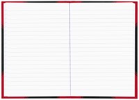 Notitieboek Bantex zwart/rood A5 lijn 70gr 96vel 1 Stuk-3