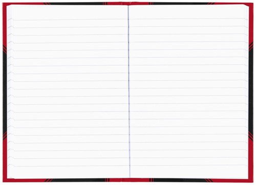 Notitieboek Bantex zwart/rood A5 lijn 70gr 96vel 1 Stuk-3