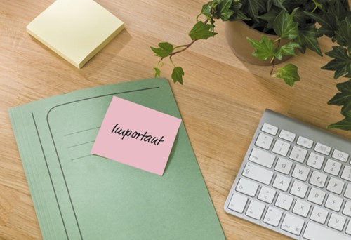 Memoblok Post-it 654-1B 76x76mm recycled geel 6 Stuk-1