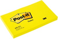 Memoblok Post-it 655 76x127mm neon geel 100 Vel-2