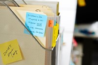 Memoblok Post-it 2028 76x76mm kubus pastel blauw 1 Stuk-1