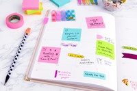 Memoblok Post-it 2028 76x76mm kubus neon kleuren 1 Stuk-2