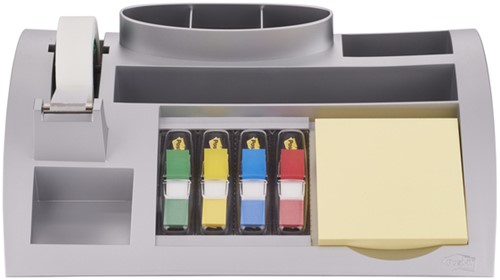Bureau organiser Post-it C50 zilvergrijs incl inh 1 Stuk