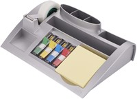 Bureau organiser Post-it C50 zilvergrijs incl inh 1 Stuk-1