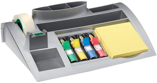 Bureau organiser Post-it C50 zilvergrijs incl inh 1 Stuk-3