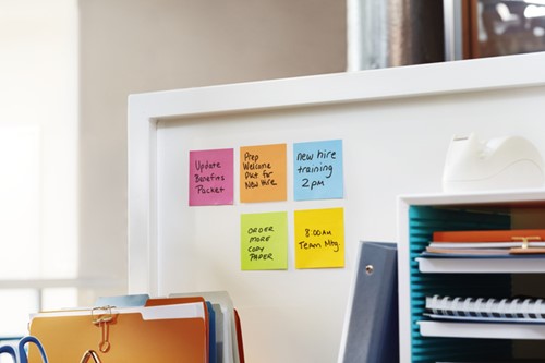 Memoblok Post-it 654 Super Sticky 76x76mm Carnival 6 stuks-1