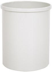 Papierbak rond 15ltr grijswit 1 Stuk