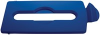 Deksel Rubbermaid Slim Jim RS papier blauw 1 Stuk