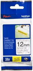 Labeltape Brother Ptouch TZeS231 12mm wit 1 Stuk
