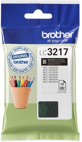 Inktcartridge Brother LC-3217BK zwart 1 Stuk