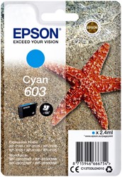 Inktcartridge Epson 603 T03U2 blauw 1 Stuk