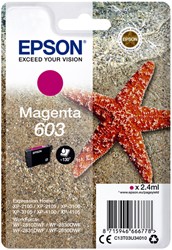 Inktcartridge Epson 603 T03U3 rood 1 Stuk