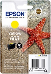 Inktcartridge Epson 603 T03U4 geel 1 Stuk