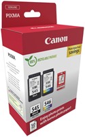 Inktcartridge Canon PG-545 CL-546 zw + kl + papier 2 Stuk-2