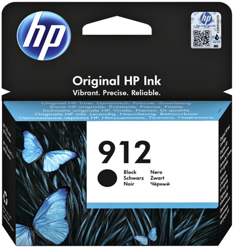 Inktcartridge HP 3YL80AE 912 zwart 1 Stuk