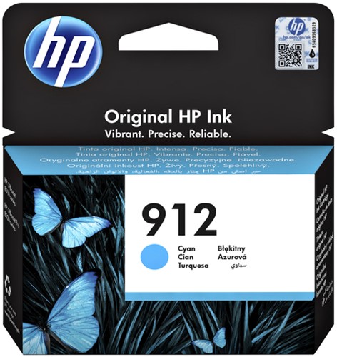 Inktcartridge HP 3YL77AE 912 blauw 1 Stuk