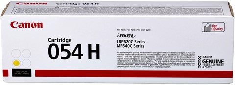 Tonercartridge Canon 054H geel 1 Stuk