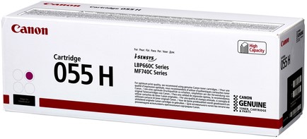 Tonercartridge Canon 055H rood 1 Stuk