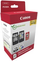 Inktcartridge Canon PG-510 CL-511 zw + kl + papier 2 Stuk-3