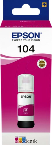 Navulinkt Epson 104 T00P340 rood 1 Stuk