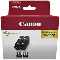 Inktcartridge Canon PGI-525 zwart 2x 2 Stuk
